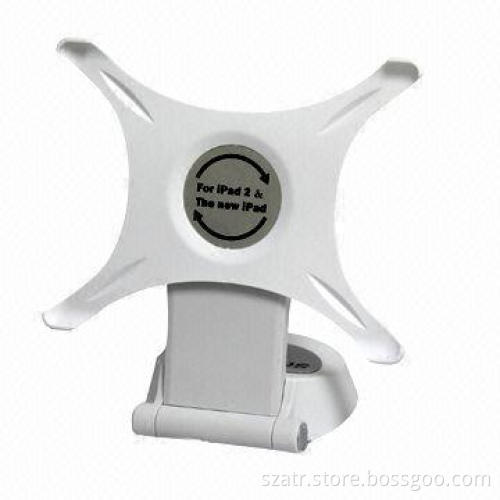 Foldable Table Stand for iPad 2 and New iPad, Made of Reliable ABS, Plastic Materials